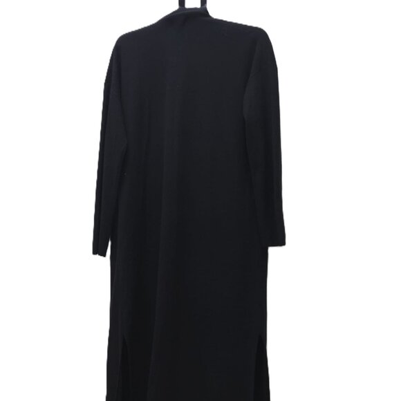 Banana Republic Long Medium Open Front Black Cardigan - Picture 9 of 14